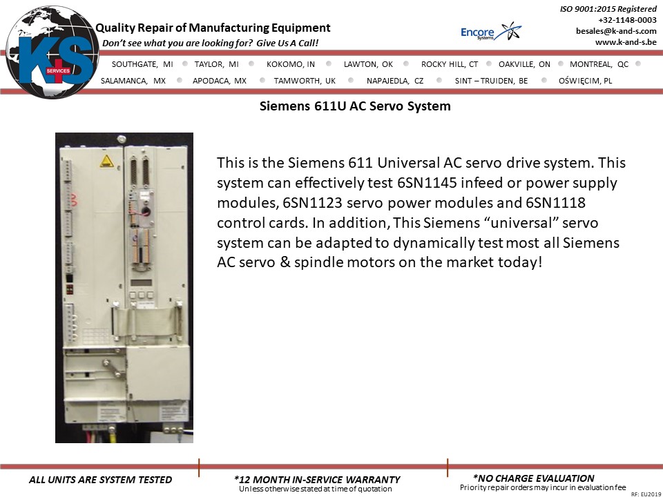 Siemens 611U AC Servo System