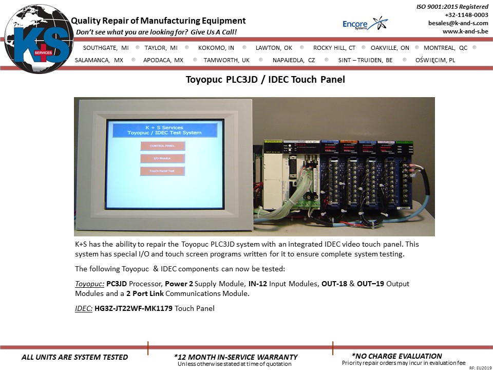 Toyopuc PLC3JD_IDEC Touch Panel